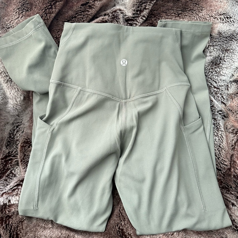 Lululemon’s Leggings. Color Green. Size 2.